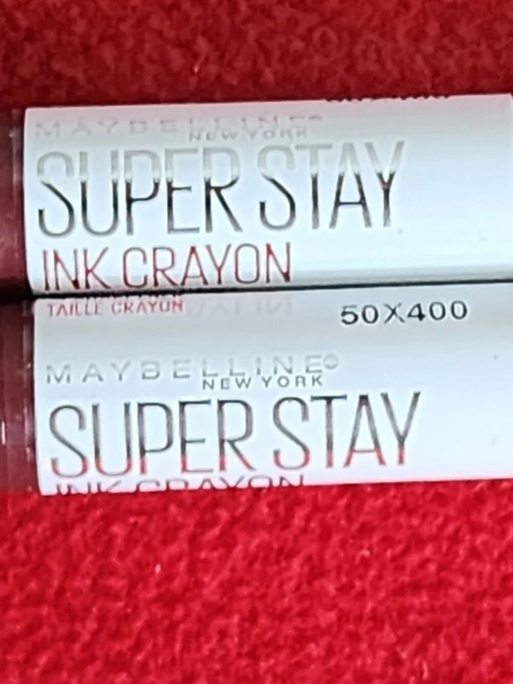 Maybelline New York SuperStay Ink Lip Crayon .04oz Color 65 Settle for More 2PK